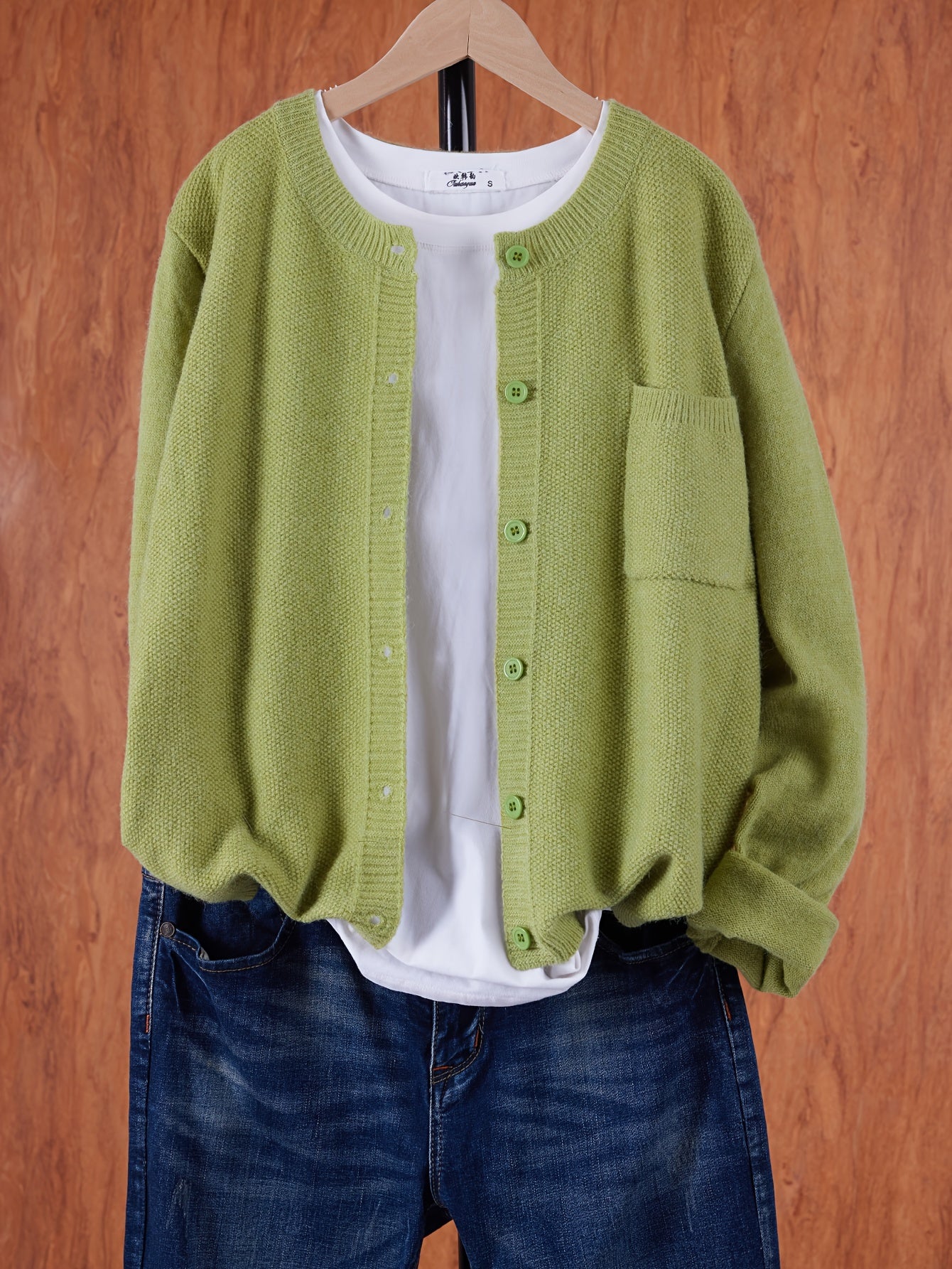 Gabbi™ | casual cardigan for women - Vest - Light green / S