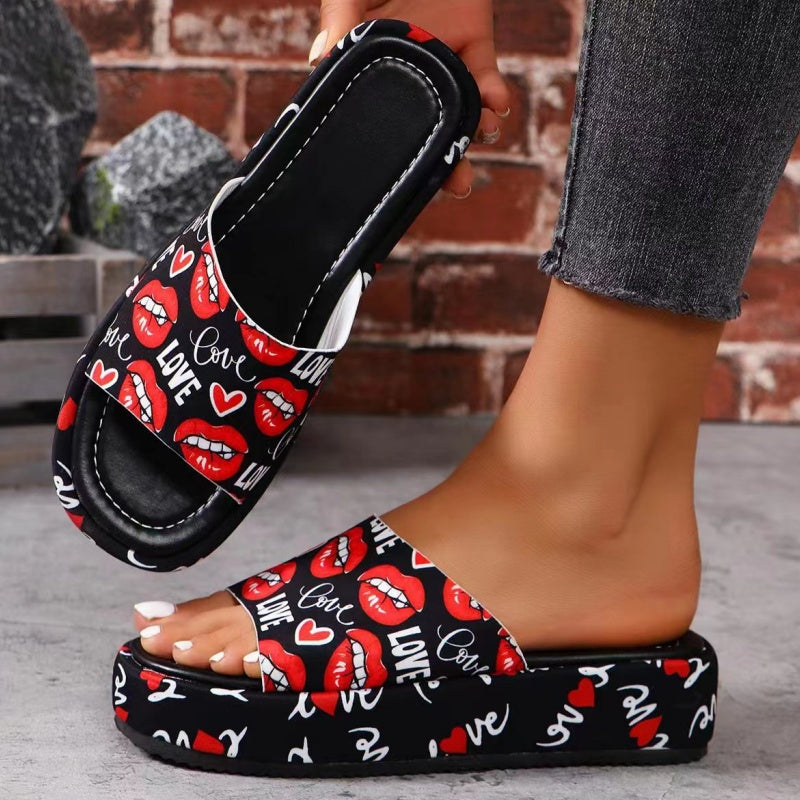 Calistte | Non-Slip Platform Slippers