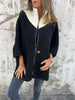 Mika | Casual jacket with high collar - Jacket - Black / S