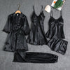 Rowena | Ice Silk Nightgown for Women in a 5-Pack