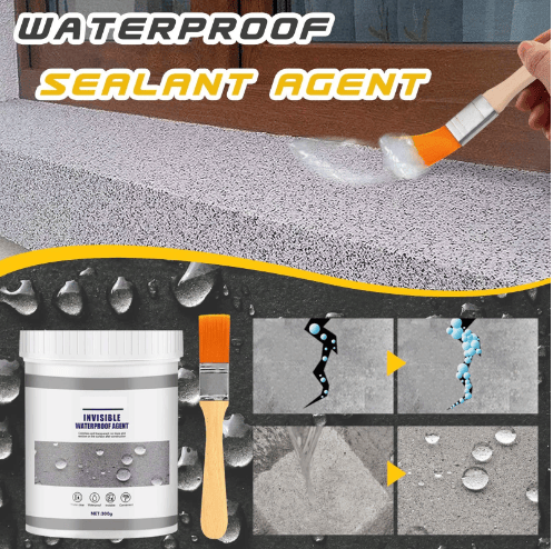 Waterproof coating paste - Houseware & Kitchen - 100gr (including two brushes)