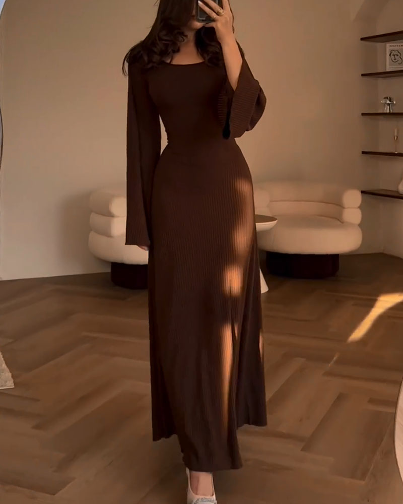 Simone | Elegant Knit Dress