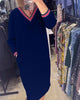 Elisa | Elegant V-neck dress with pockets