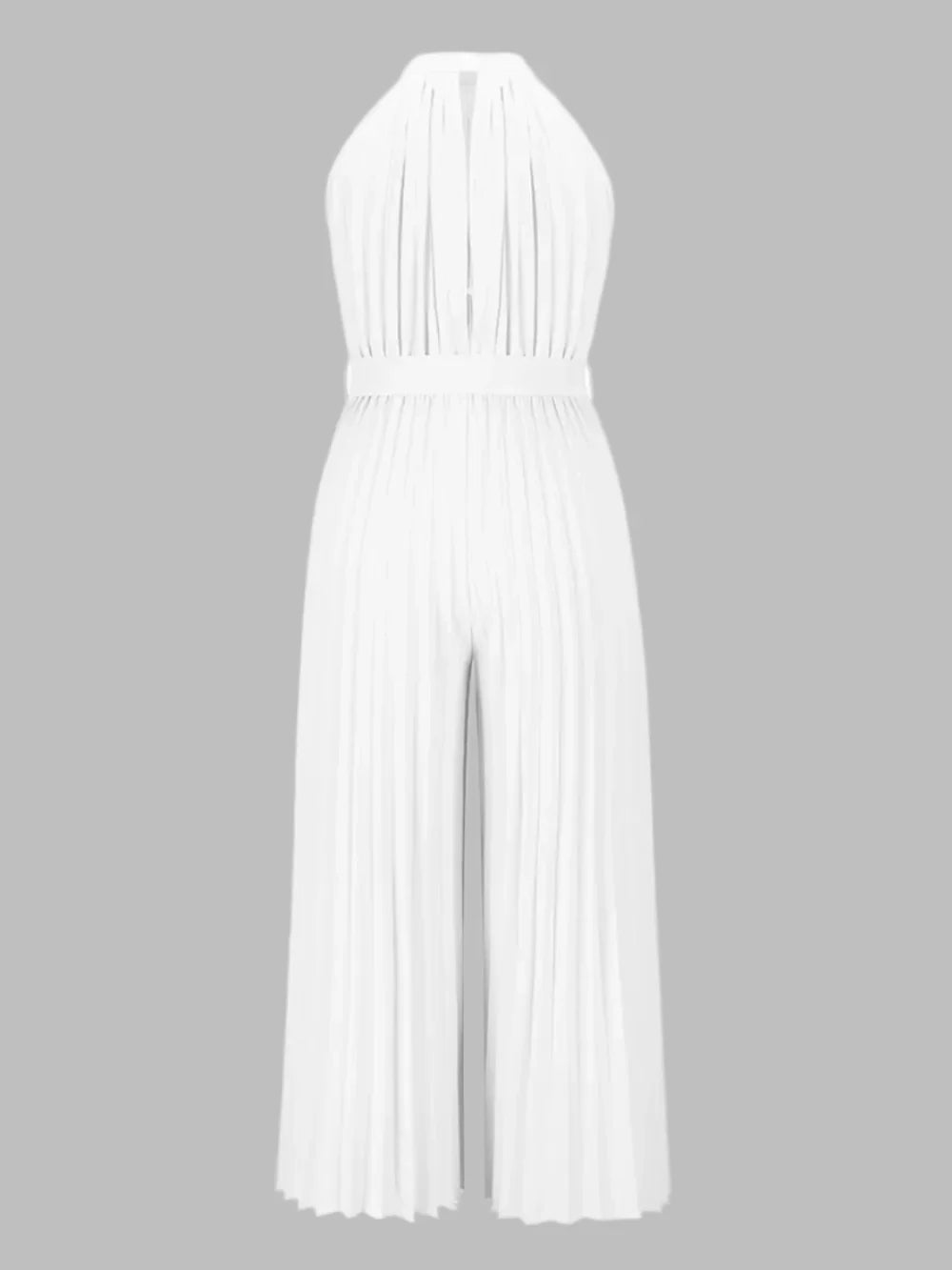 Elen | Pleated Jumpsuit with Halter Neck
