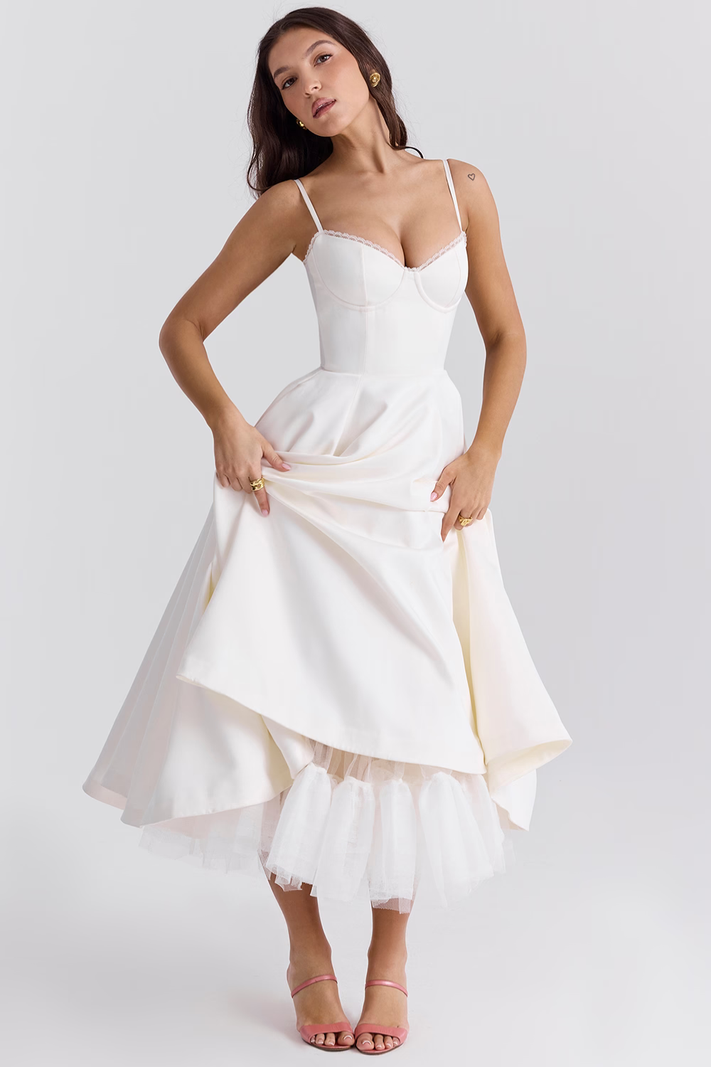 Addison | Casual Double-Layered Midi Dress