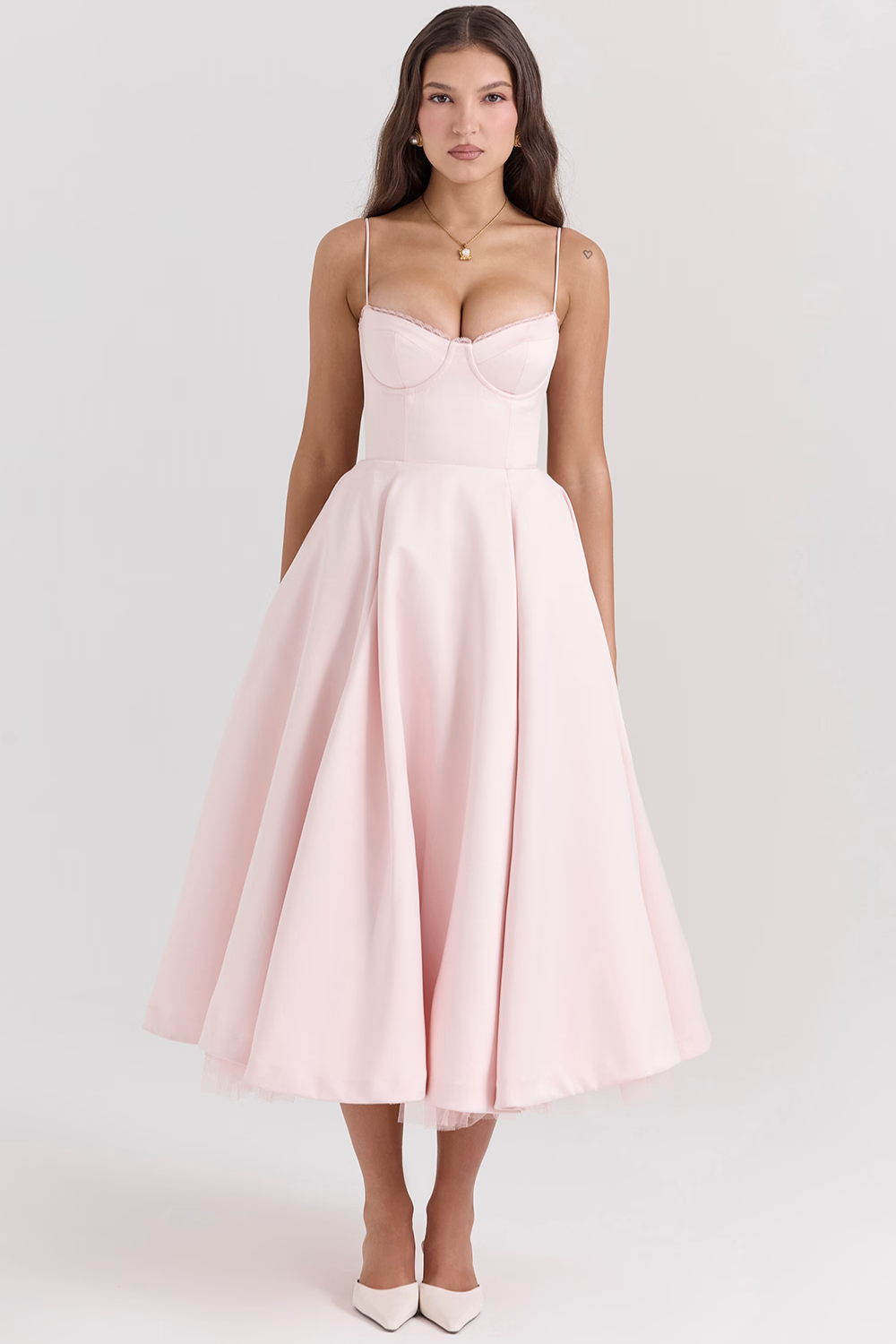 Addison | Casual Double-Layered Midi Dress