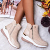 Lenya™ | Comfortable boots - Beige / 36
