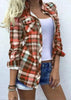 Marlene | Elegant checked blouse