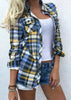 Marlene | Elegant checked blouse