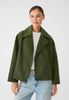 Vespera™ - Short-cut wool coat for women - Beige / XS