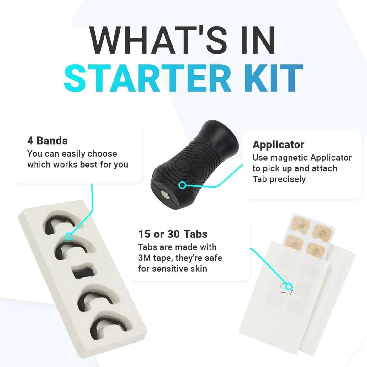 Magnetic nose strips | 1€ PER PIECE TODAY ONLY! - Black 30 pieces