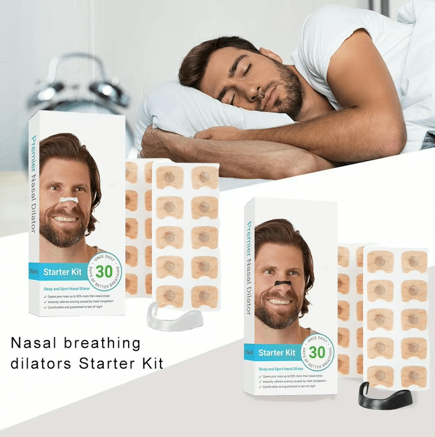 Magnetic nose strips | 1€ PER PIECE TODAY ONLY! - Black 30 pieces