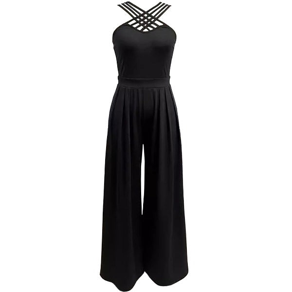 Jessica™ | Sexy Halter Jumpsuit with High Waist