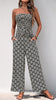 Vienna™ | Strapless Bohemian Floral Jumpsuit