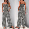 Vienna™ | Strapless Bohemian Floral Jumpsuit