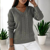 Freya™ | Scandi knitted jumper - 2408-R - Grey / S