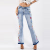 Daisy | Stylish Vintage Jeans with Floral Accents