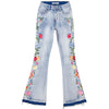 Daisy | Stylish Vintage Jeans with Floral Accents