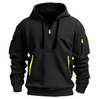 Kian™ - Comfortable hooded jumper - Black / S