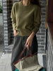 Greta | Modern ladies jumper - S / Green