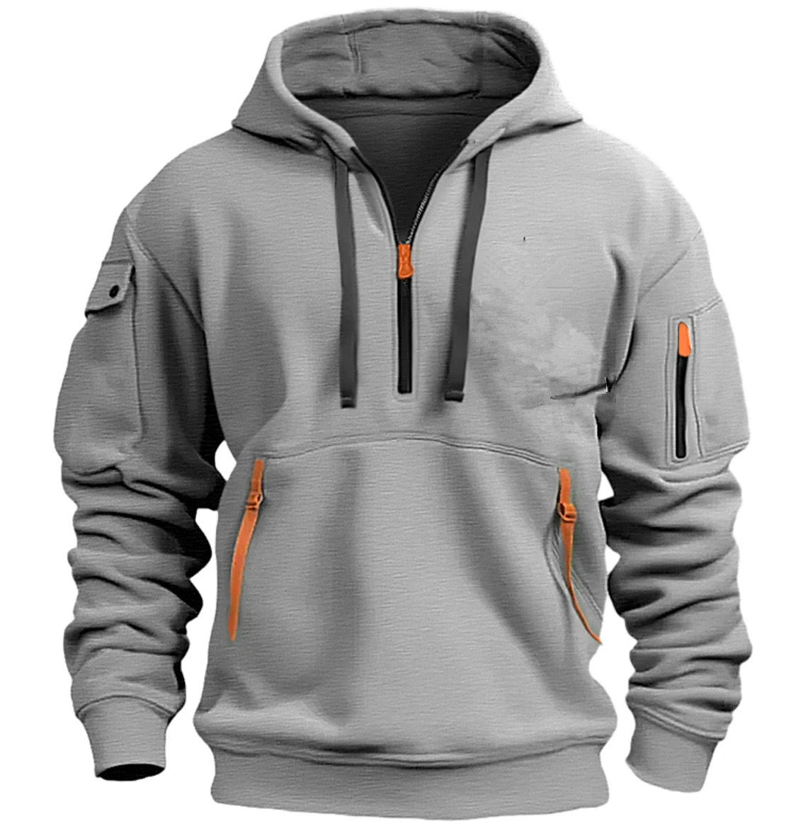 Cooking - Stilfulde herre-hoodie - Light grey / S