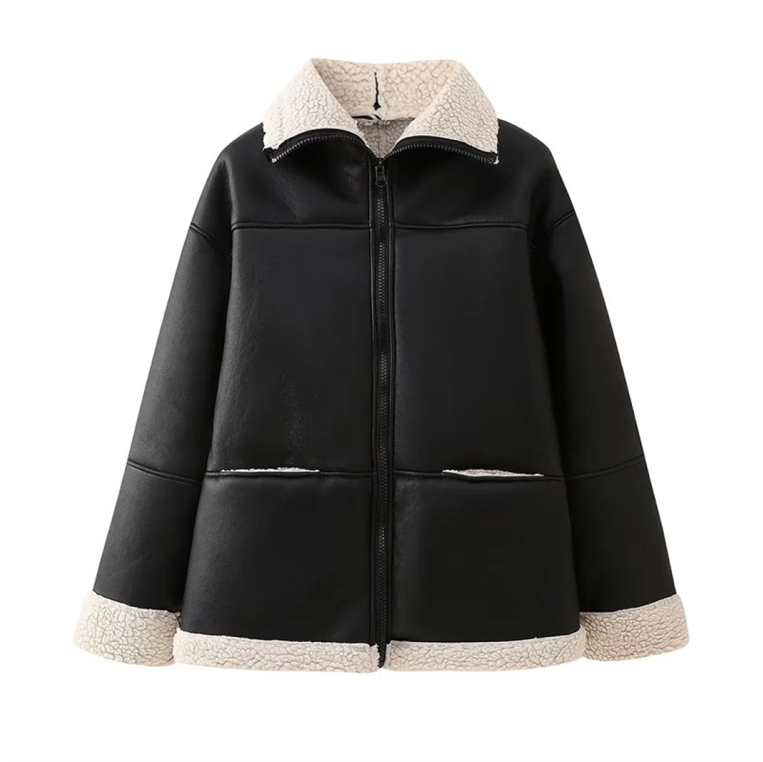 Sylvia | N1 Warm fur coat - S