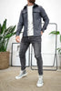 Noah™ | Stylish casual shirt - Light grey / XS
