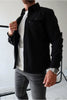 Noah™ | Stylish casual shirt - Black / XS