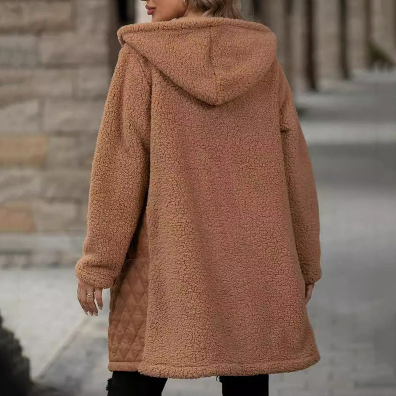 Dalia™ | Warm winter coat - Jas - Brown / S