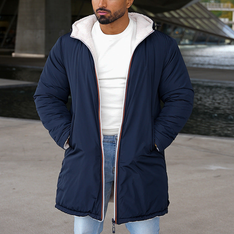 Mark™ | Fleece-lined jacket - White/blue / S