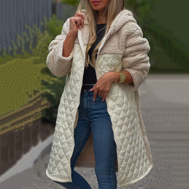Dalia™ | Warm winter coat - Jas - Beige / S