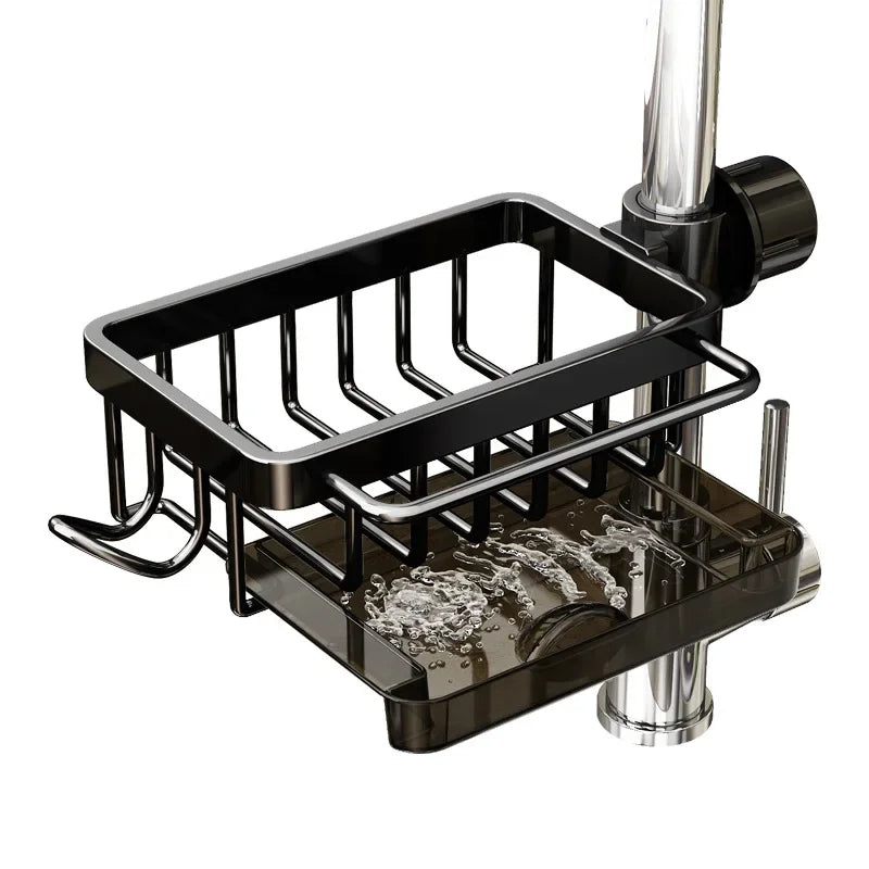 KüchenMeister™ | Aluminium sink organiser - black