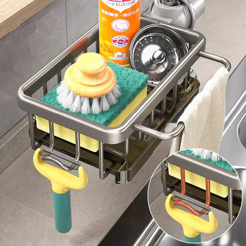 KüchenMeister™ | Aluminium sink organiser - black