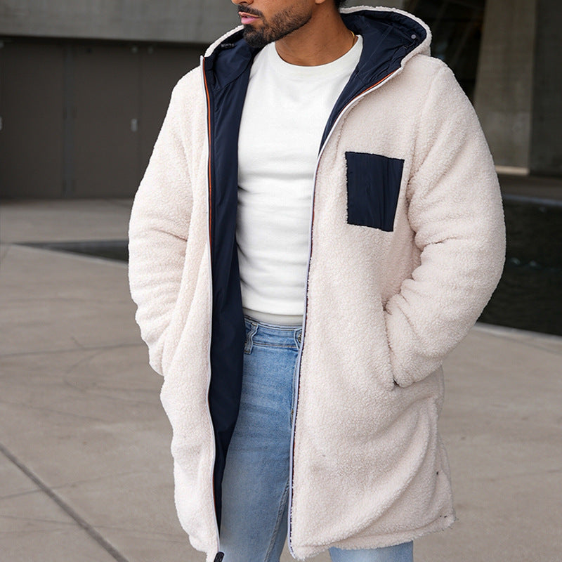 Mark™ | Fleece-lined jacket - White/blue / S