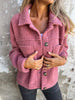 Syl™ | Stylish autumn coat - Jacket - Pink / S