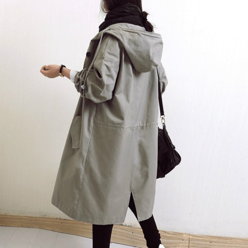 Elisa™ | Stylish and water-repellent trench coat - Grey / S