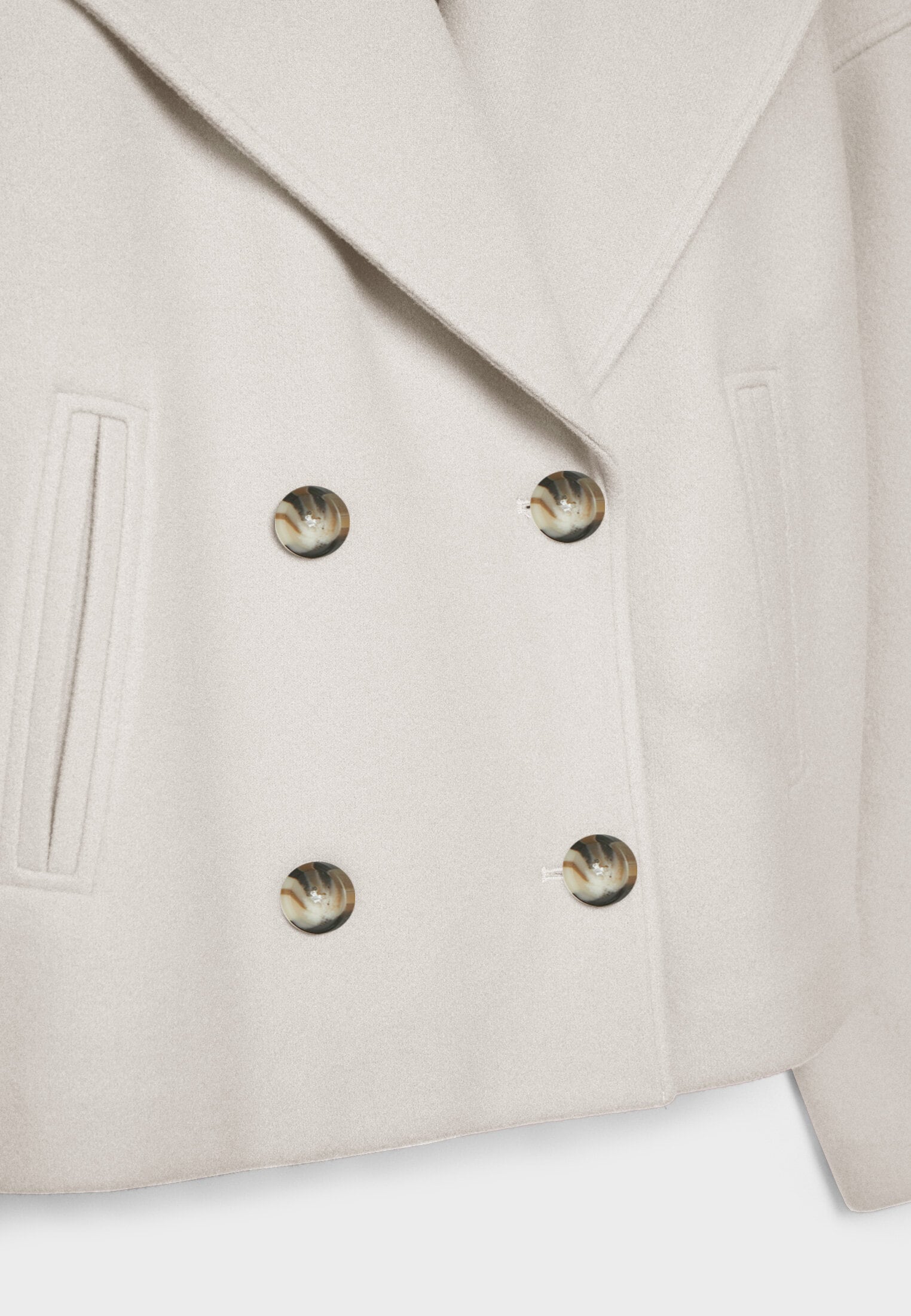 Vespera™ - Short-cut woollen coat for women