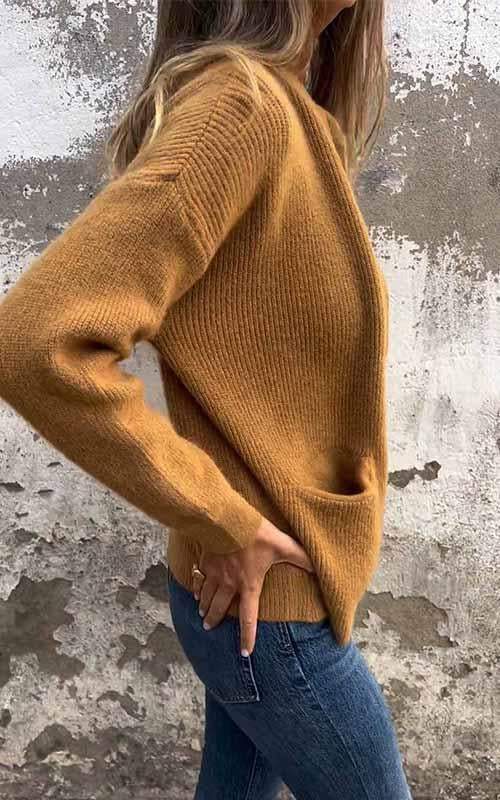 Mara | Cotton zip-up cardigan - Grey / S