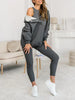 Romy | Three-piece casual set - Baby Blue / S