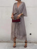 Monica | Delicate Chiffon Dress with V-neck