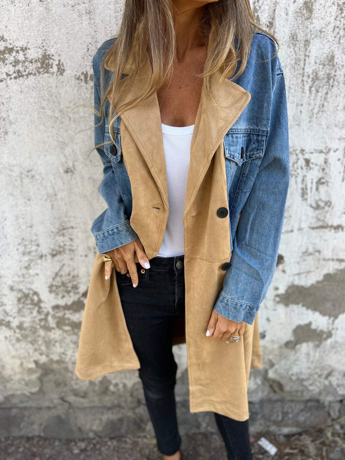 Florence | two-piece designer jacket - Khaki / S