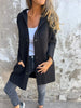 Mona | Stylish jacket with hood - Black / S
