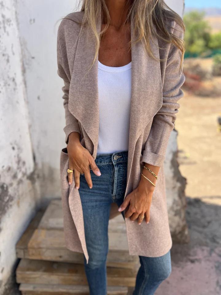 Anny 2 | LONG CARDIGAN - Apricot / S