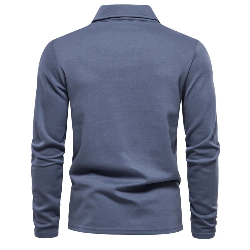 Elias™ | Timeless polo - Blue / S