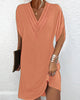 Emiee | Timeless Dress with Deep V-Neck