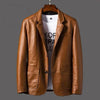 WildRider™ | Stylish leather jacket for men - Brown / M