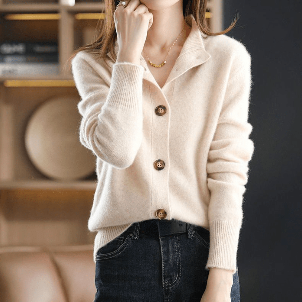 Luxara | Comfortable and stylish cardigan - S / Beige