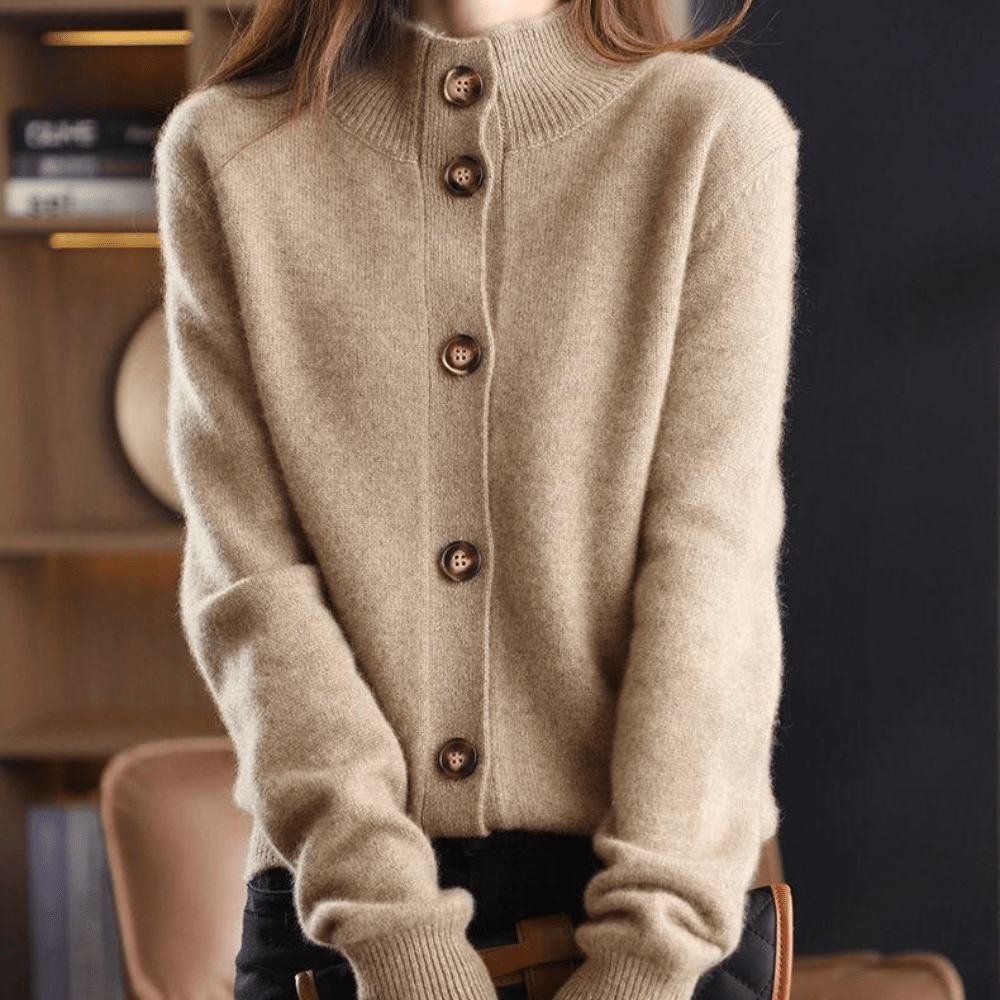 Luxara | Comfortable and stylish cardigan - S / Brown