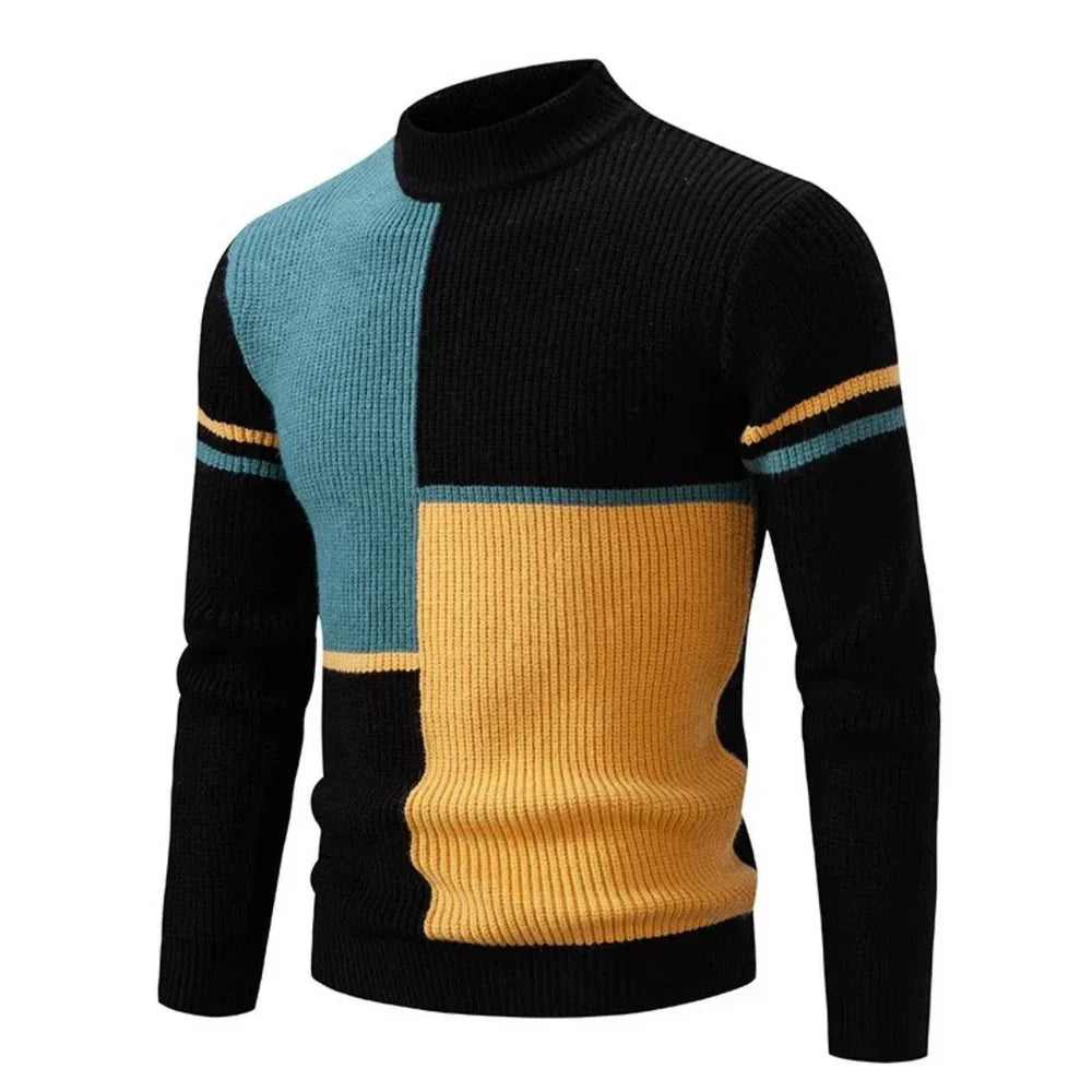 Rowell| Knitted jumper - Black / Yellow / S