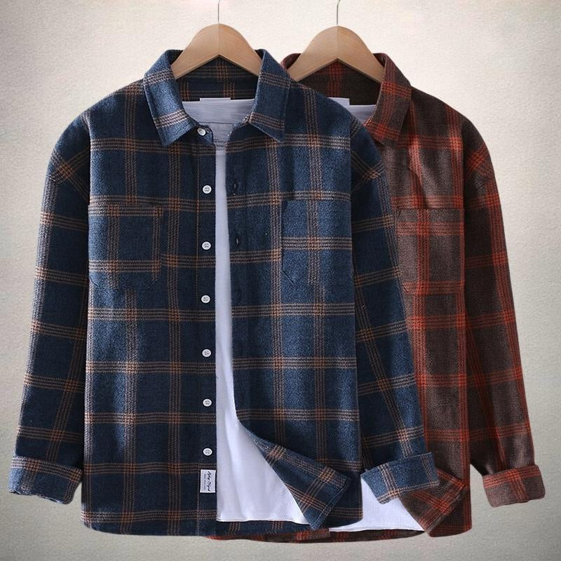 Jameson™ | Stylish men's shirt - Blue / S